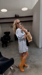 mid calf light brown boots