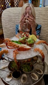 Pez Coastal Kitchen Pasadena Date Night - Seafood tower for 2